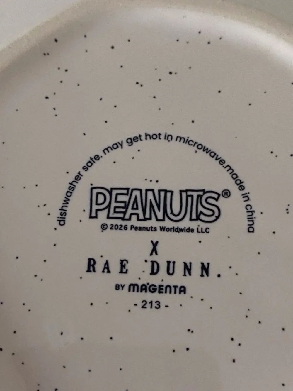 Rae Dunn Peanuts Snoopy & Woodstock Happy Halloween Ceramic Spoon Rest Pumpkin